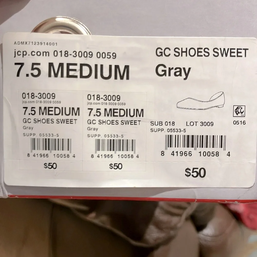 GC SHOES “SWEET” Gray flats - Picture 6 of 6
